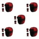 thumbnail image 1 of Minnieouse 1 juego de gorro de esquí, gorros de invierno, accesorio de lana para resistir la frialdad, cuadros rojos Tela escocesa roja 5piezas Minnieouse CBP233642, 1 of 6