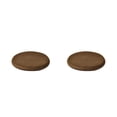 thumbnail image 1 of Shengyu 1/2/3 Polyester Seat Cushion Replacement Round Solid Color Breathable Soft Home Office Automotive Sofa Bay Window Mat Pad Coffee 2PCS, 1 of 6