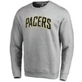 thumbnail image 2 of Men's Heathered Gray Indiana Pacers Wordmark Pullover Sweatshirt, 2 of 3