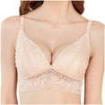 thumbnail image 2 of LSLJS Ladies Comfortable Breathable Lace No Steel Ring Front Buckle Breastfeeding Bra Woman Underwear, 2 of 9