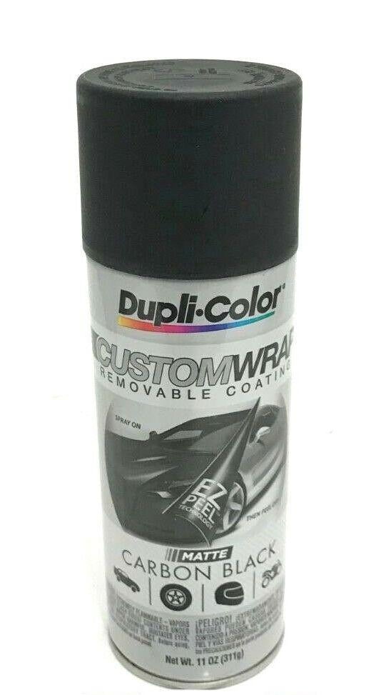 Duplicolor CWRC794 Custom Wrap Removable Paint Carbon Black Matte 11