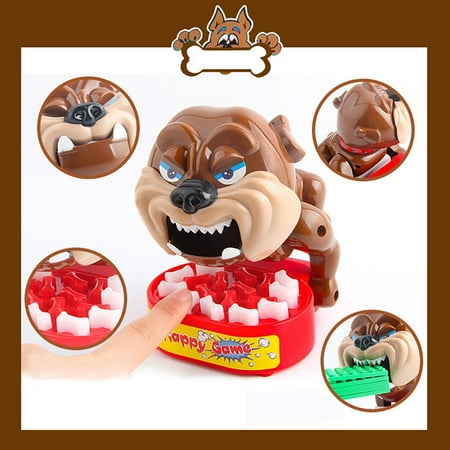 BINGLI Creative Don't Take Buster's Bones Beware Dog Party Game Construction Building Block Toys, Educational Learning Toy