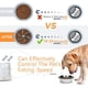 thumbnail image 4 of CHAO Cuenco para perros antiglotón, accesorio de alimentación lenta para glotones, separador para cuenco de cerámica/inoxidable/vidrio, inserto para cuenco grande para perros pequeños con fondo de ven, 4 of 5