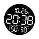 thumbnail image 4 of Reloj de pared digital despertador LED reloj electrónico para sala de estudio interior Blanco, 4 of 9