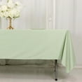 thumbnail image 2 of Efavormart 60"x102" Sage Green Premium Scuba Rectangular Tablecloth, Wrinkle Free Polyester Seamless Tablecloth, 2 of 11