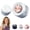 White, variant on Wearable Neck Fan, Hands-Free Clip Fans for Waist Belt Bag with 360 Adjustable Airflow, Quiet Brushless Motor 3-Speed, -Light 6.2cm Pocket Fan for Outdoor Summer Cooling
