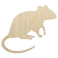 thumbnail image 1 of Rat Solid Wood Shape Unfinished Piece Cutout Craft DIY Projects - 4.70 Inch Size - 1/4 Inch Thick, 1 of 7