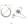 thumbnail image 4 of 4x Fashion Pin Moon Hairclip Pasador Francés Herramienta De Peinado Del Cabello, 4 of 9