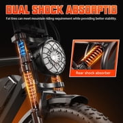 TST Electric Bike for Adults, 750W Motor, 20x4 Fat Tire E Bicycle, E Mountain Bike, Dual 48V/15AH SGS Certified, App Control