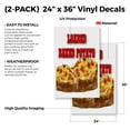 thumbnail image 2 of Loaded Baked Potato (2-PACK) 24" x 36" Vinyl Decals | Sign Insert Peel & Stick Decals Stickers Window Signs, 2 of 2