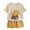 Yellow, variant on CCRFTGI Toddler Baby Boy Summer Outfit for Kids Cute baseball cap Graphic Girls Fashion Tee and Shorts 2 Pieces Summer Shorts Set Orange 0-1Years