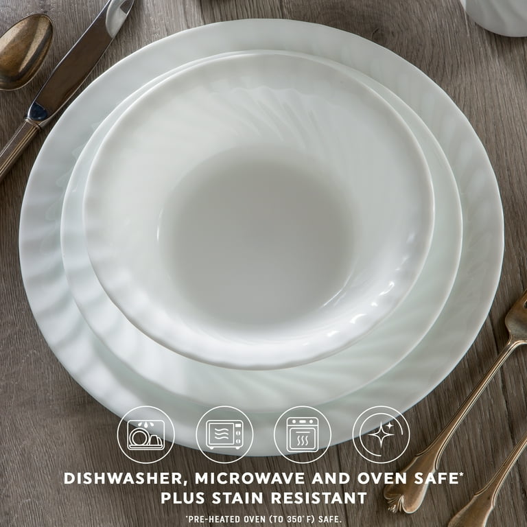 Corelle Enhancements 12-Piece Glass Dinnerware Set (Service for