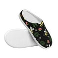 thumbnail image 3 of Lsque Bees Pattern Womens Comfort Cotton on Scuff With Memory Foam and Anti-skid Sole Slipper-37/38, 3 of 7