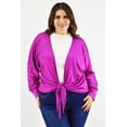 thumbnail image 1 of Cardigan con brillo Roman Fashion /Tallas Extras, 11847 (Magenta) fucsia 38, 1 of 6