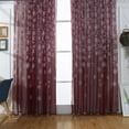 thumbnail image 3 of Vikakiooze 1PCS Christmas Snowflake Curtain Tulle Window Treatment Voile Drape Valance, 3 of 8