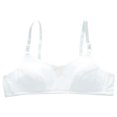 thumbnail image 2 of BLTIBY Cotton Training Bra for Girls Sports Seamless Adjustable Bra with Pad Teens Developmental Vest Bras White 9-11 Years, 2 of 6