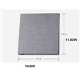 thumbnail image 2 of Baohd 16 Inch Linen DIY Photo Album Photos Books 20 Pages Simple Style Sticky Film Handcraft Pictures Memory Book for Travel Brown/white page, 2 of 8