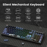 COSTOM M99 Wireless Mechanical Keyboard, Tri-Mode BT5.0/2.4GHz/USB-C, Hot Swappable, Pre-lubed Linear Switches, RGB Backlit, Gasket Structure, Computer Gaming Keyboards for PC/Tablet/PS/Xbox