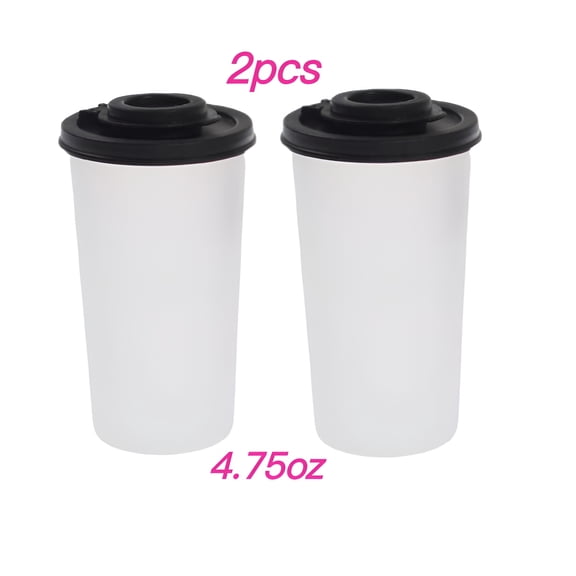 ACDANC 2 Large Black Salt And Pepper Shakers Moisture Proof,Plastic Airtight Spice Jar Dispenser For Camping&Picnic&Travel&Lunch Boxes