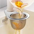thumbnail image 2 of Kitchen Strainer Stainless Utensil Holder Food Rack Dish Drainer Gooseneck Design Vegetable Organiser For Kitchen Home Restaurant, 2 of 8