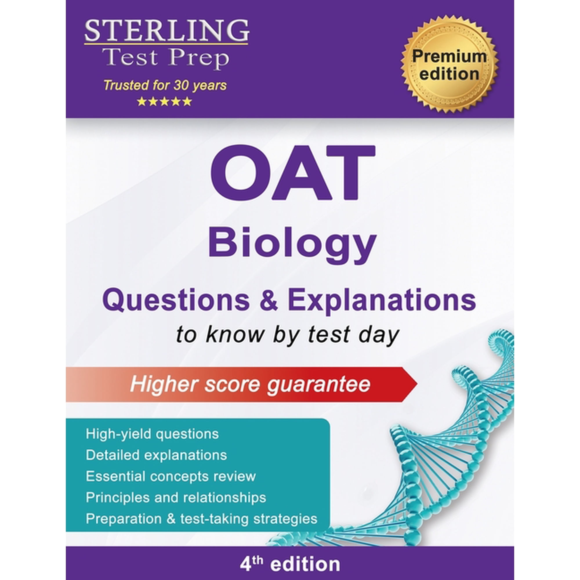 Optometry Admission Test (Oat) Preparati OAT Biology Questions & Explanations: High Yield OAT Biology Questions with Detailed Explanations, (Paperback)