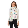 thumbnail image 2 of FORMRS Womens Scarf Winter Soft Long Big Warm Shawls Wrap Tassel Scarves, Polka Dot, 2 of 9