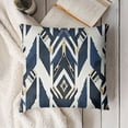 thumbnail image 3 of YINGXI  Pillow Covers Dark Blue Aztec Like Ikat Seamless Pattern,Throw Pillow Covers Decor for Couch Bedroom Living for Men Women 18x18in, 3 of 5