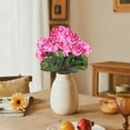 thumbnail image 4 of Artificial Geranium Plant, Binkne Realistic Silk Flowers for Outside Uv Resistant Faux Geraniums Flowers for Indoor Outdoor Home Garden Decoration, 4 of 7