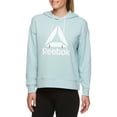 thumbnail image 3 of Reebok Womens Graphic Long Sleeve Cropped Hoodie, 3 of 4