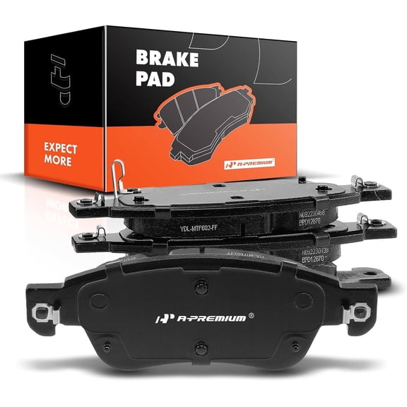 A-Premium Front Ceramic Disc Brake Pads Set Compatible with Infiniti Q60 2014-2015 3.7L G37 2008-2013 3.7L G35 2007-2008 3.5L 4 Pcs