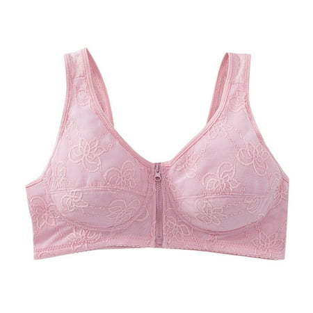 PEASKJP Womens Plus Size Womens Bras Women s Underwire Contour Multiway Full Coverage Strapless Bra Plus Size (Pink 44)