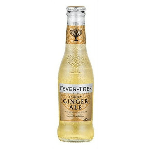 Fever-Tree Premium Ginger Ale, No Artificial Sweeteners, Flavourings or 6.8 Fl Pack of 6