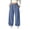Blue, variant on Miqool Girls Baggy Sweatpants Elastic Waist Drawstring Loose Fit Casual Fleece Jogger Sweat Pants with Pockets