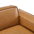 thumbnail image 6 of Modway Restore Left-Arm Vegan Leather Sectional Sofa Chair in Tan, 6 of 8