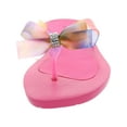 thumbnail image 3 of Guess Womens Tutu 9 Bow Glitter Flip-Flops, 3 of 3