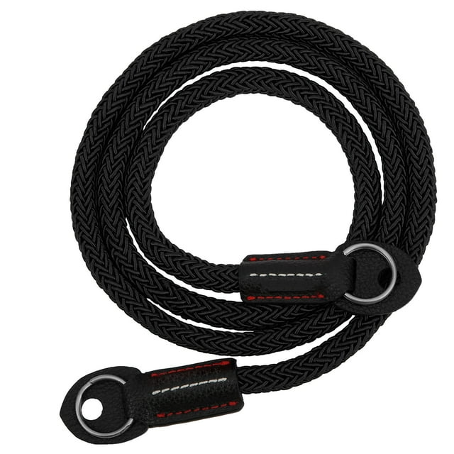 Correa Para El Hombro De La Cámara, Correa Trasera Para Cámara Resistente Al Desgaste, Bandas De Borde Redondo Para Cámara Al Aire Libre EOTVIA negro