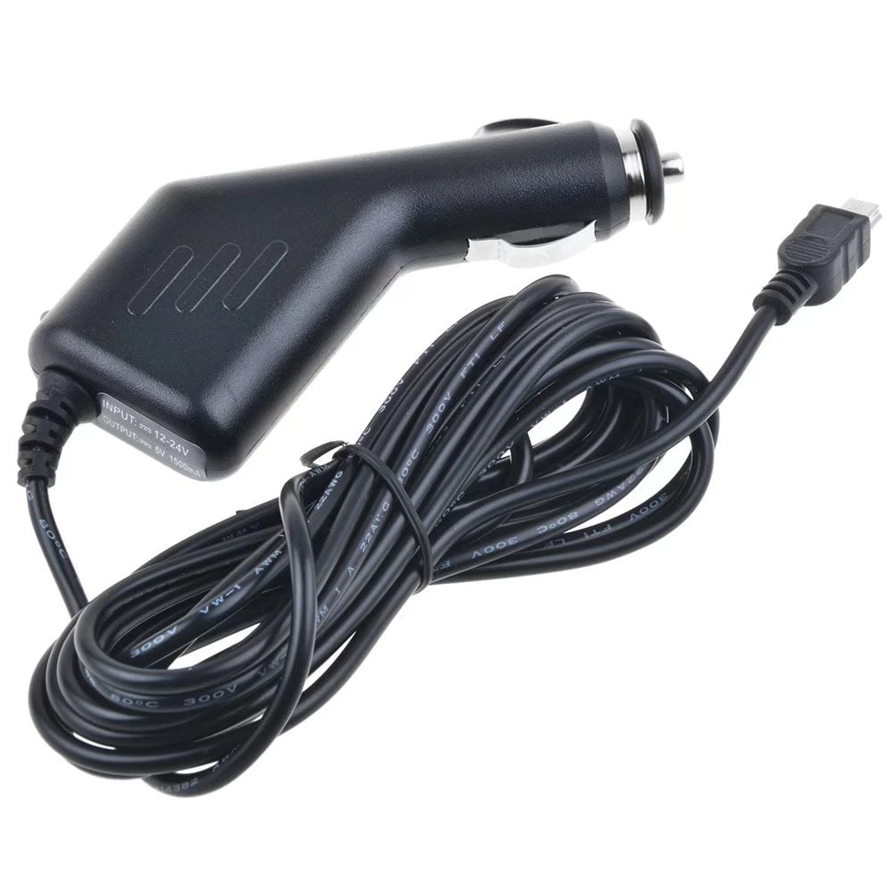 Digipartspower 10ft Car Charger Cord for Garmin NUVI 265wt 1450 1490 GPS Vehicle Power Cable