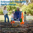 thumbnail image 3 of Giant Game ECR4Kids Jumbo 4-to-Score azul/naranja para exteriores, 3 of 9