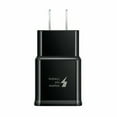 thumbnail image 2 of Adaptive Fast Charging Travel Wall Charger with 3x USB Type C Charger Cable Compatible with BlackBerry KEYone - Black, 2 of 3