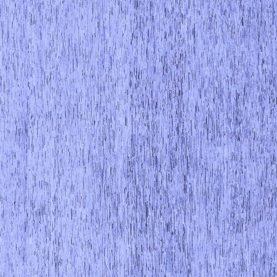 Ahgly Company Indoor Square Abstract Blue Modern Area Rugs, 8' Square