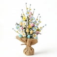 thumbnail image 2 of Deeceymbur Artificial Easter Egg Tree Potted Plants Sunproof No Maintenance for Home Spring Party Indoor Outdoor Decor, 2 of 7