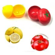 WONIU Onion Saver, Onion Keeper for Fridge, Plastic Kitchen Vegetable Storage Container, Set of 4
