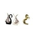 thumbnail image 5 of Elegantes Figuras De Cerámica De Cisne Y Caballo Para Escritorio, Estantería, Decoración De Chimenea, Colección Artesanal Hecha A Mano, Estatua Ligera., 5 of 8