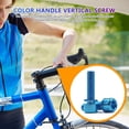 thumbnail image 4 of Accesorios para bicicletas 6 tornillos para vástago de bicicleta M5 x 18 mm cabeza Allen tornillos para vástago MTB con arandela (azul) Hugtrwg Para estrenar, 4 of 6