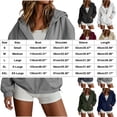 thumbnail image 3 of BRGZLK Zip Up Rain Jackets Womens 2026 Solid Color Long Sleeve Lightweight Waterproof Hood Raincoat Windbreaker with Pocket for Hiking Travel Gray L, 3 of 9