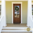 thumbnail image 5 of 3rd Street Inn 19" Golden Boxwood Indoor/Outdoor Wreath (L, 2 Pack), 5 of 5