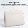 thumbnail image 4 of Laptop Bag for Macbook Air 13 M2 A2681 A2337 A2179 Case Handbag Briefcase Funda for Mac book Pro 13 14.2 A2338 A2779 2023 Cover (Beige,2022 M2 Chip Pro 13), 4 of 6