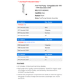 thumbnail image 2 of Front Fuel Pump - Compatible with 1997 - 1999 Chevy C1500 1998, 2 of 2