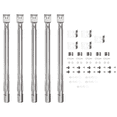 thumbnail image 1 of GrillSpot Universal Adjustable Stainless Steel 5-Piece Tube Burner Set, 1 of 1