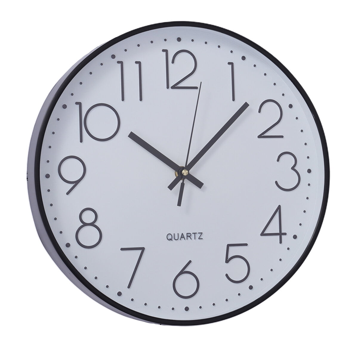 Wall Hanging Clock 3D Numbers Scale Plastic Wall Clock Mute Clock Living Room Clock without